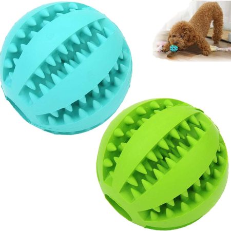 Bite-Resistant Pet Treat-Dispensing Ball (Pack of 2)