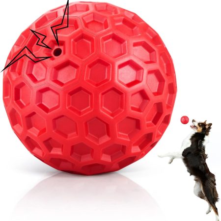 Bite-Resistant Squeaky Pet Ball