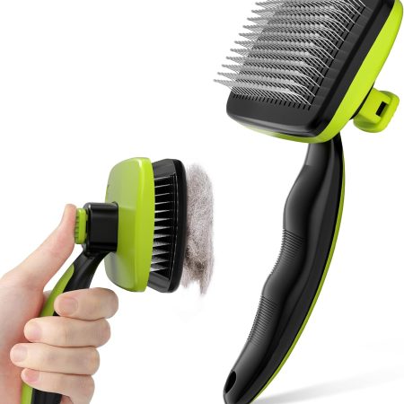 Lightweight Self-Cleaning Pet Deshedding Brush